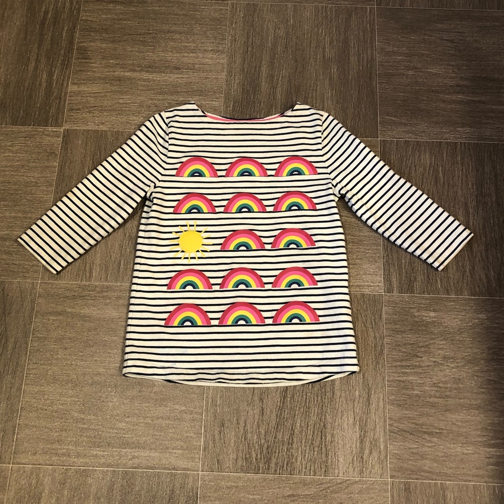Mini Boden Rainbow and Sunshine Shirt Size - 5 - 6 Years